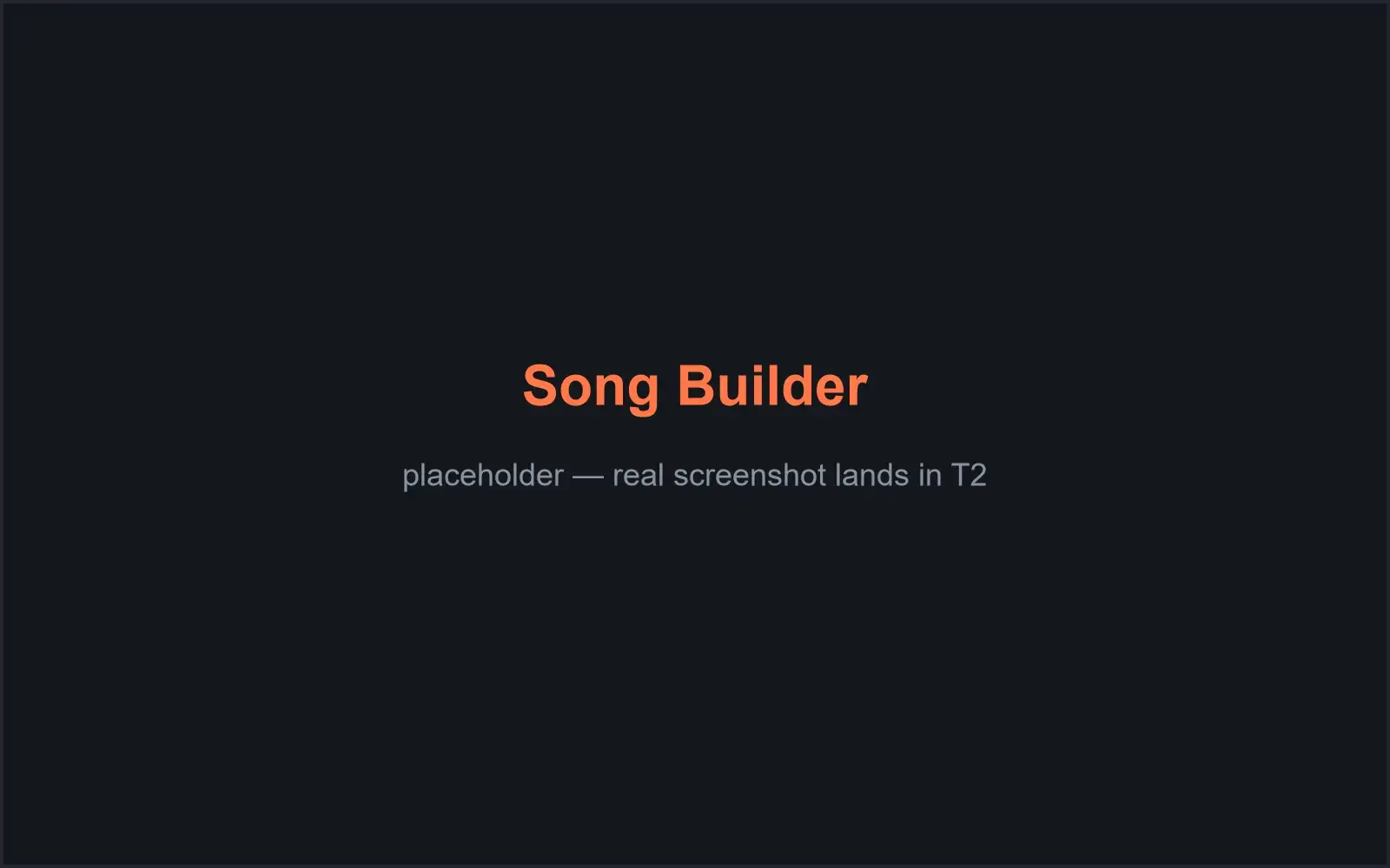 The Song Builder page assembling Suno style and lyrics prompts from a kit